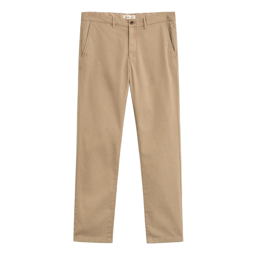 Gant Katoenen broek Heren – Khaki