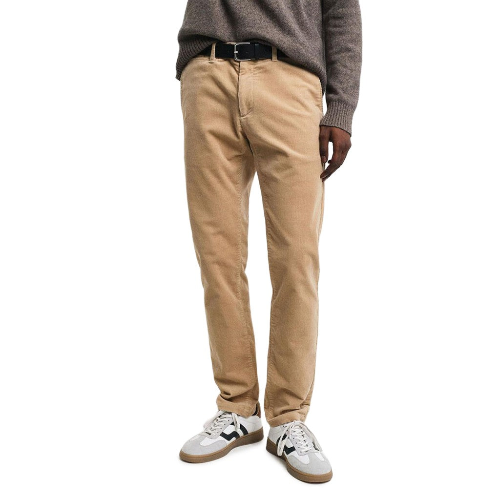 Gant Katoenen broek Heren – Khaki