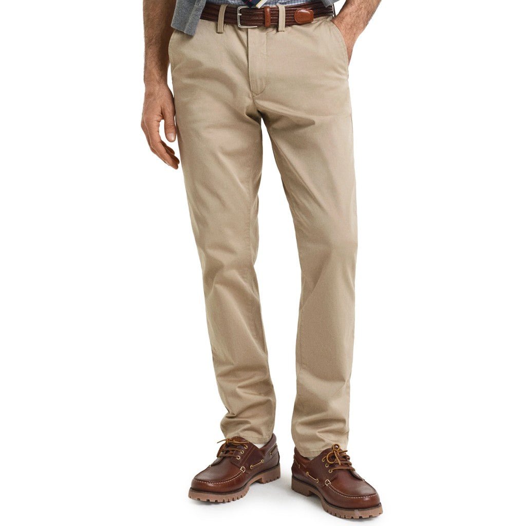 Gant Katoenen broek Heren – Khaki