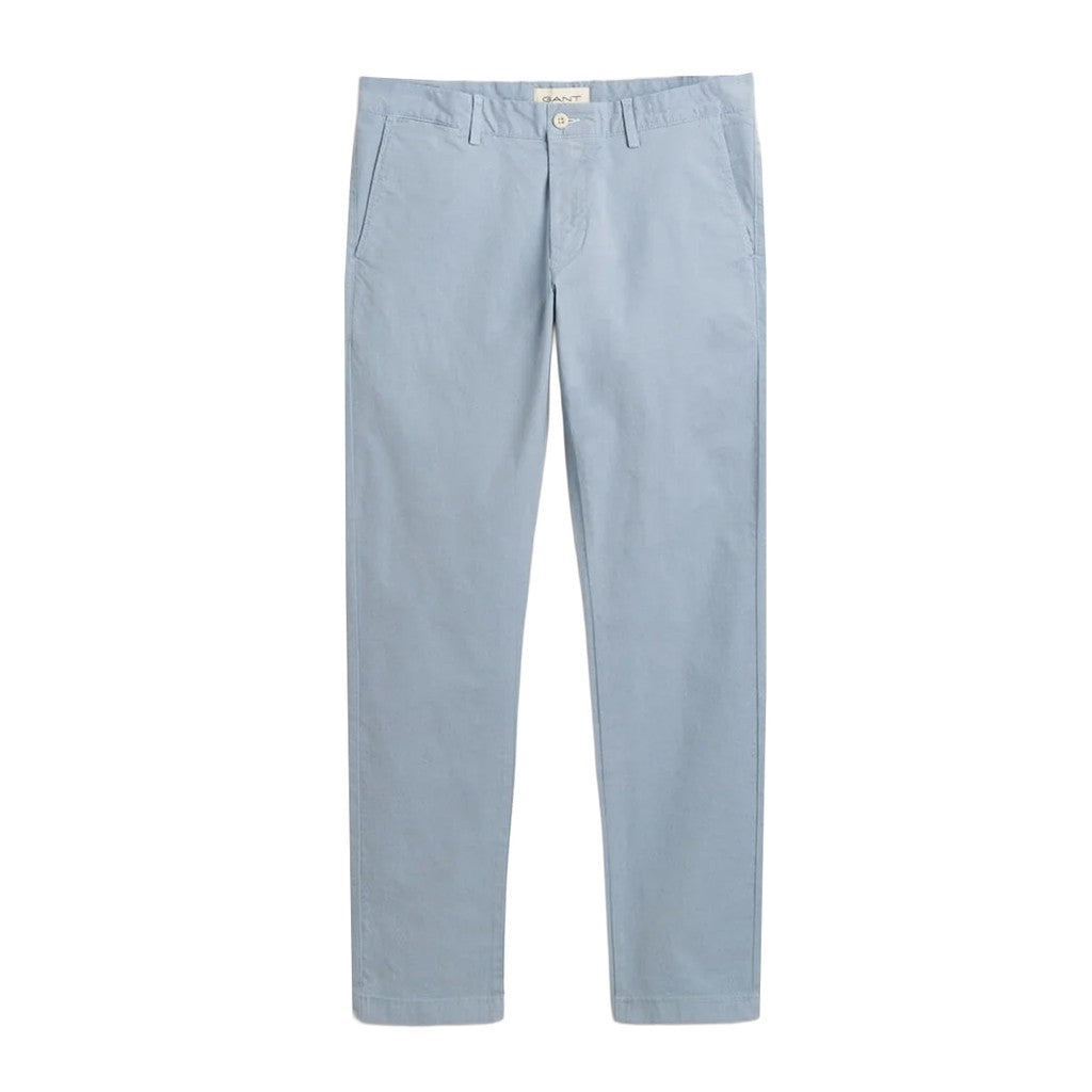 Gant Katoenen broek Heren – Lichtblauw