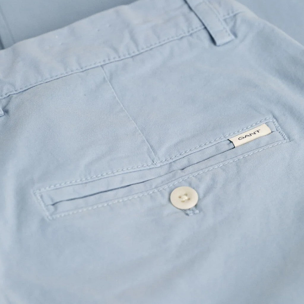 Gant Katoenen broek Heren – Lichtblauw