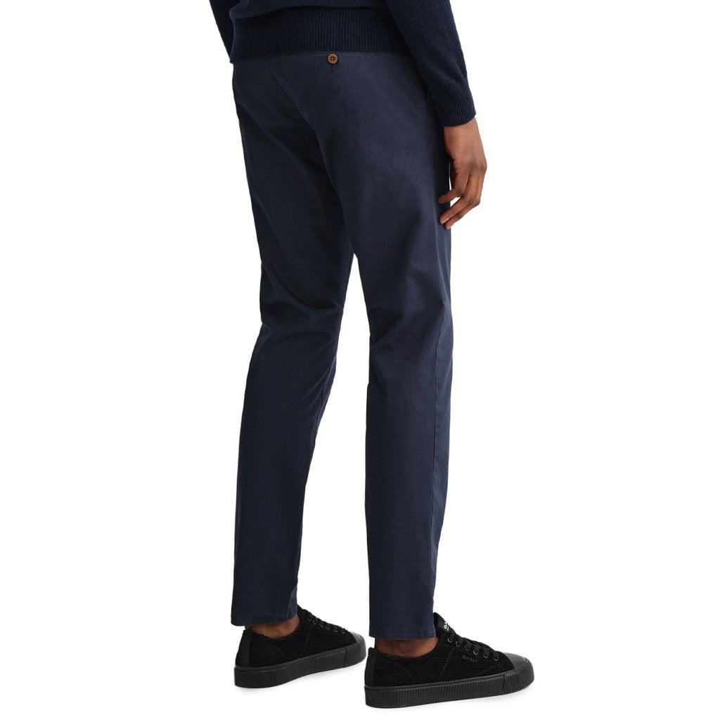 Gant Katoenen broek Heren – Marineblauw