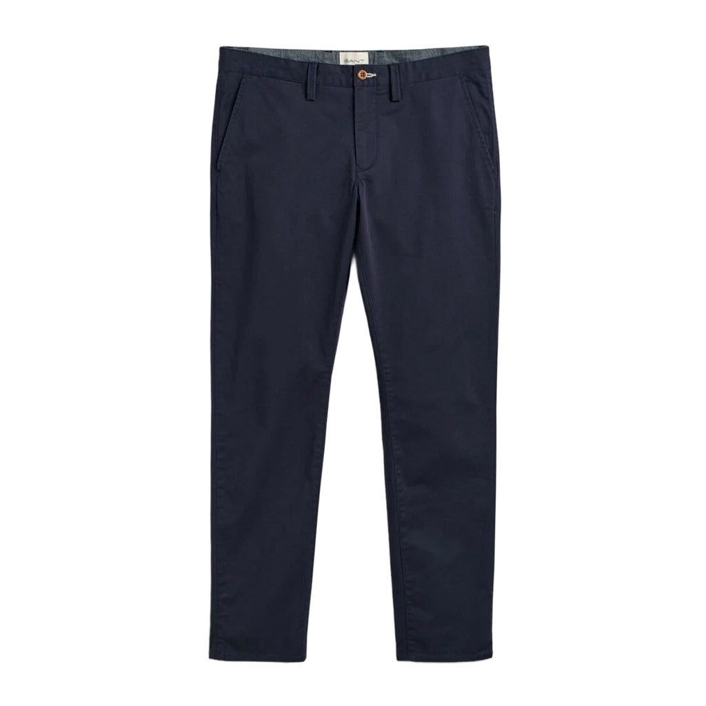 Gant Katoenen broek Heren – Marineblauw