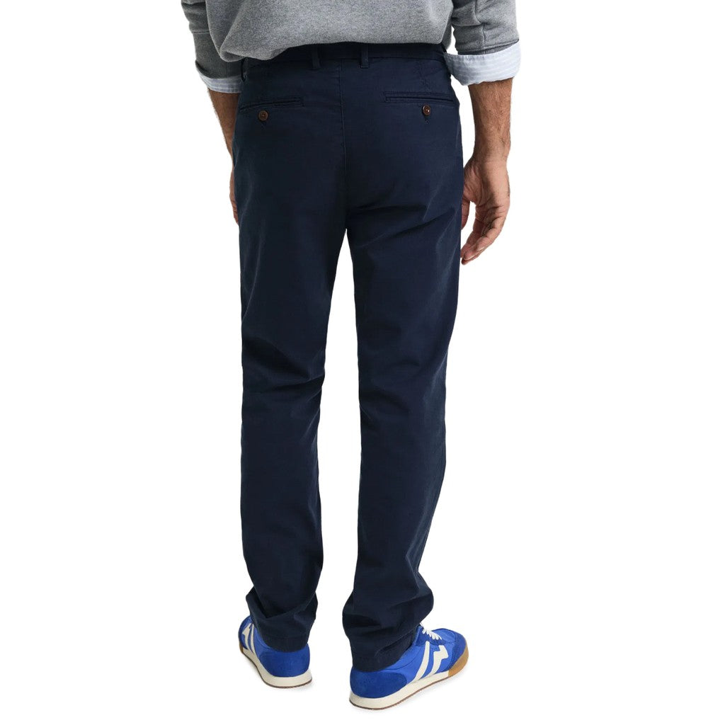 Gant Katoenen broek Heren – Marineblauw