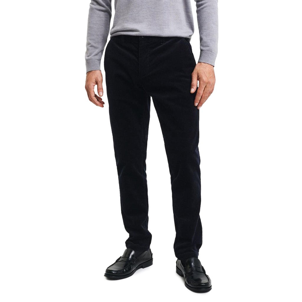Gant Katoenen broek Heren – Marineblauw