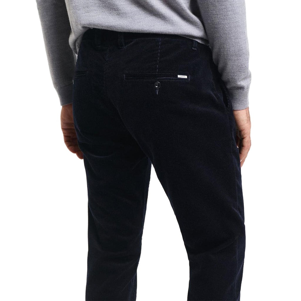 Gant Katoenen broek Heren – Marineblauw