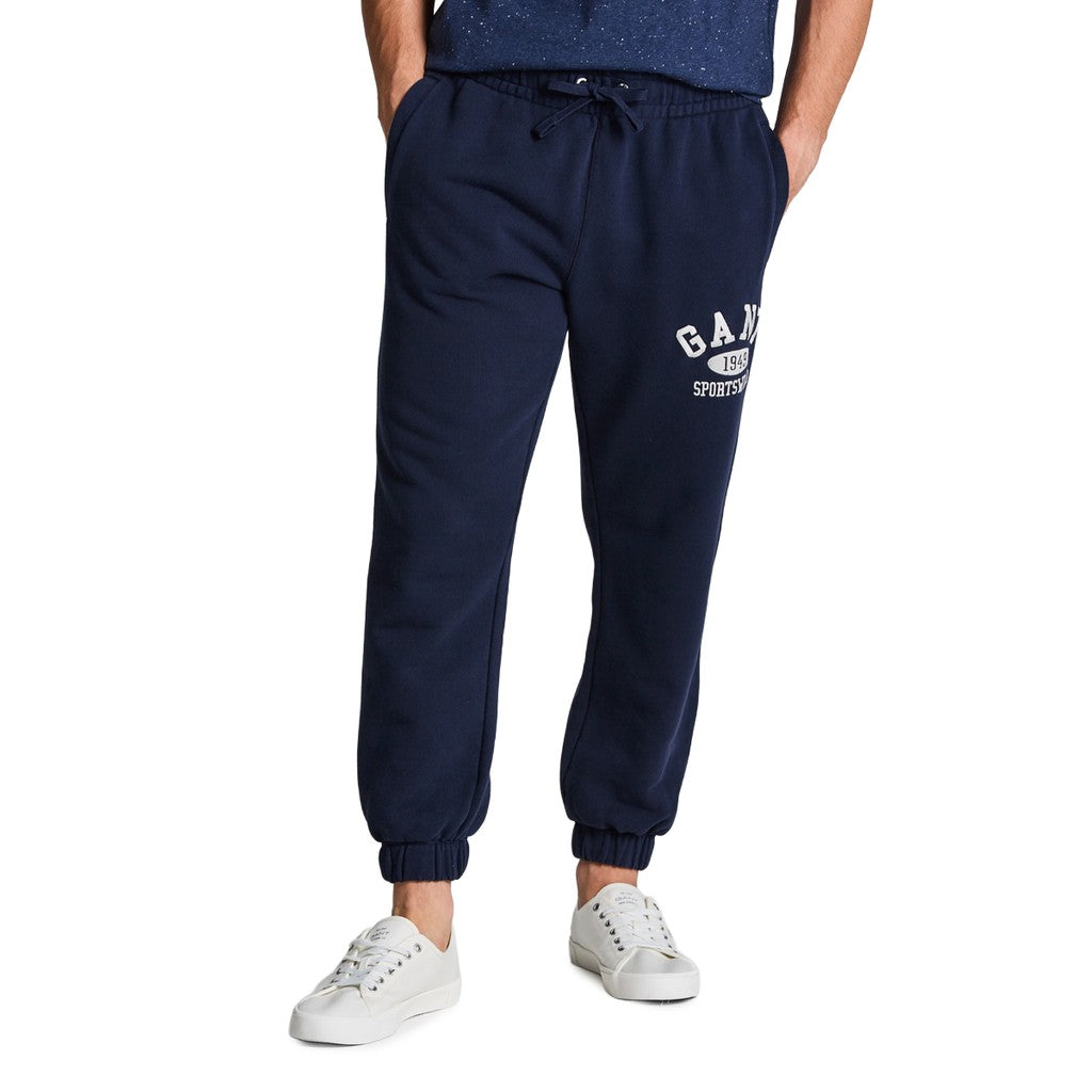 Gant Katoenen broek Heren – Marineblauw