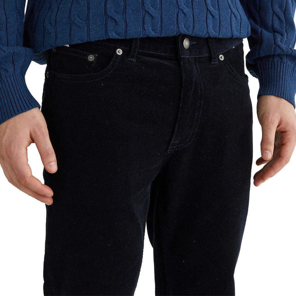 Gant Katoenen broek Heren – Marineblauw