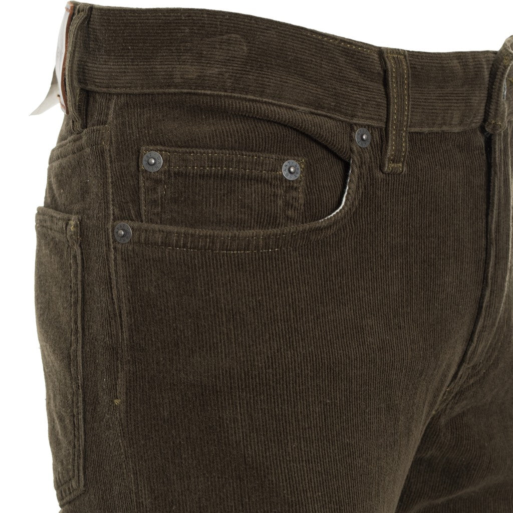 Gant Katoenen broek Heren – Olijfgroen