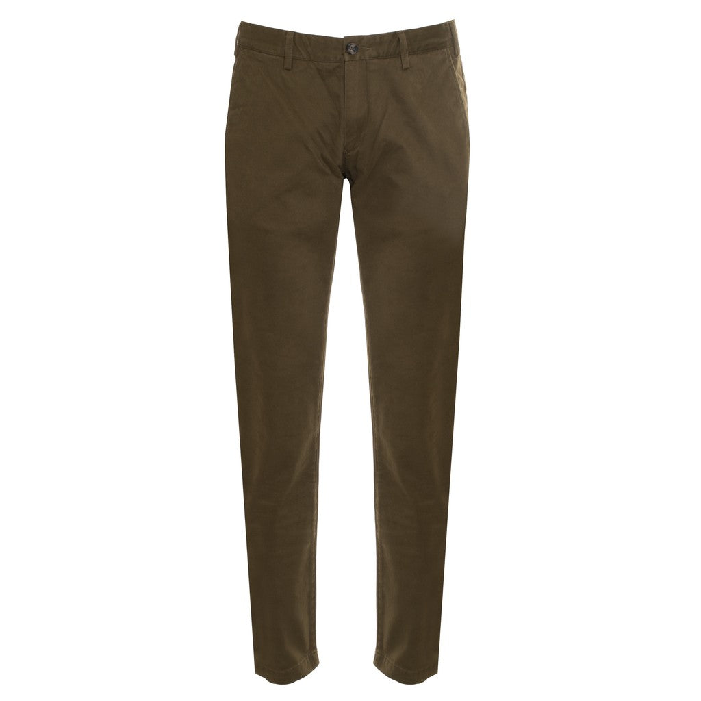 Gant Katoenen broek Heren – Olijfgroen