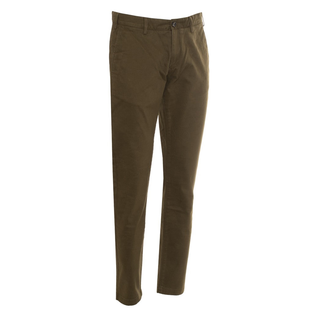 Gant Katoenen broek Heren – Olijfgroen