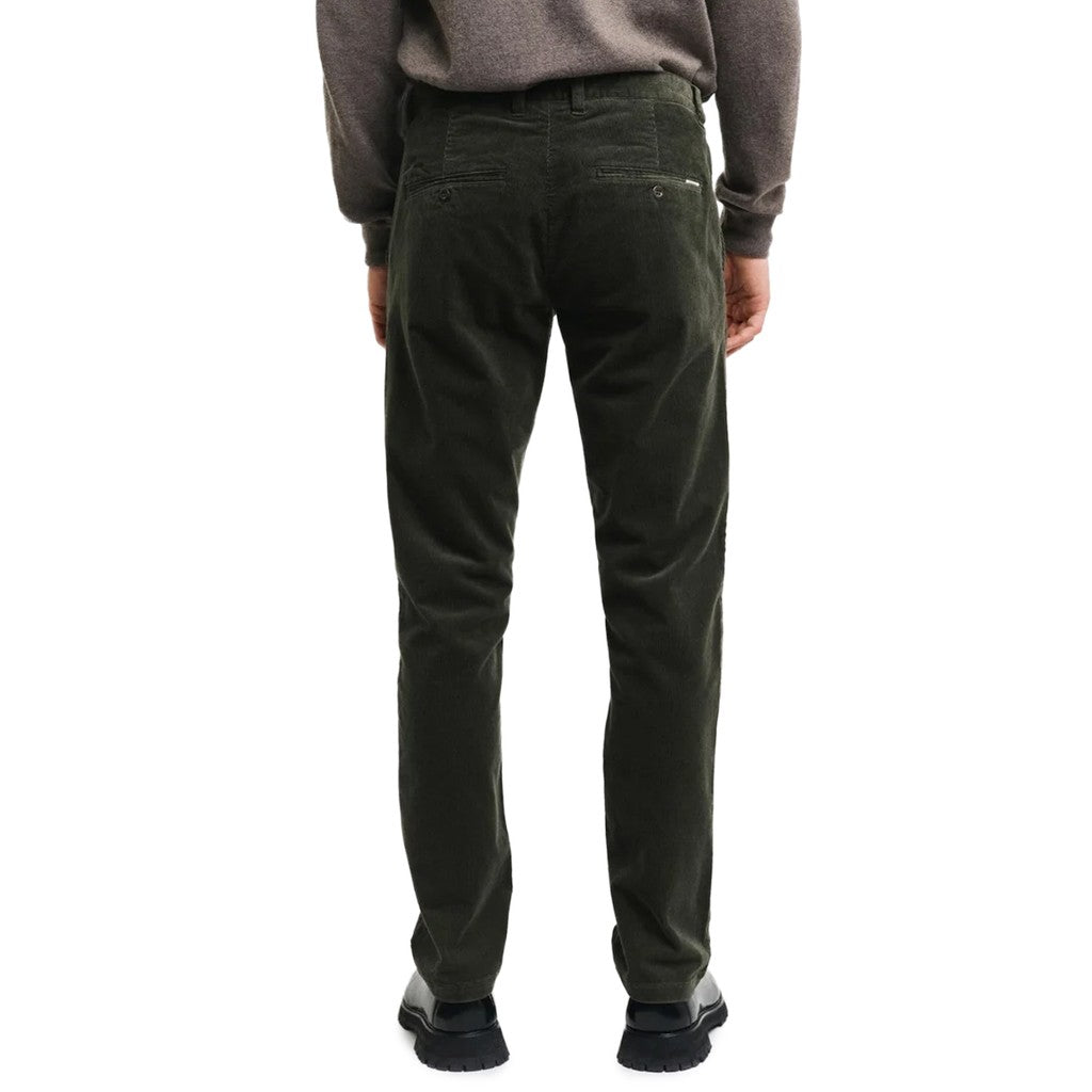 Gant Katoenen broek Heren – Saliegroen