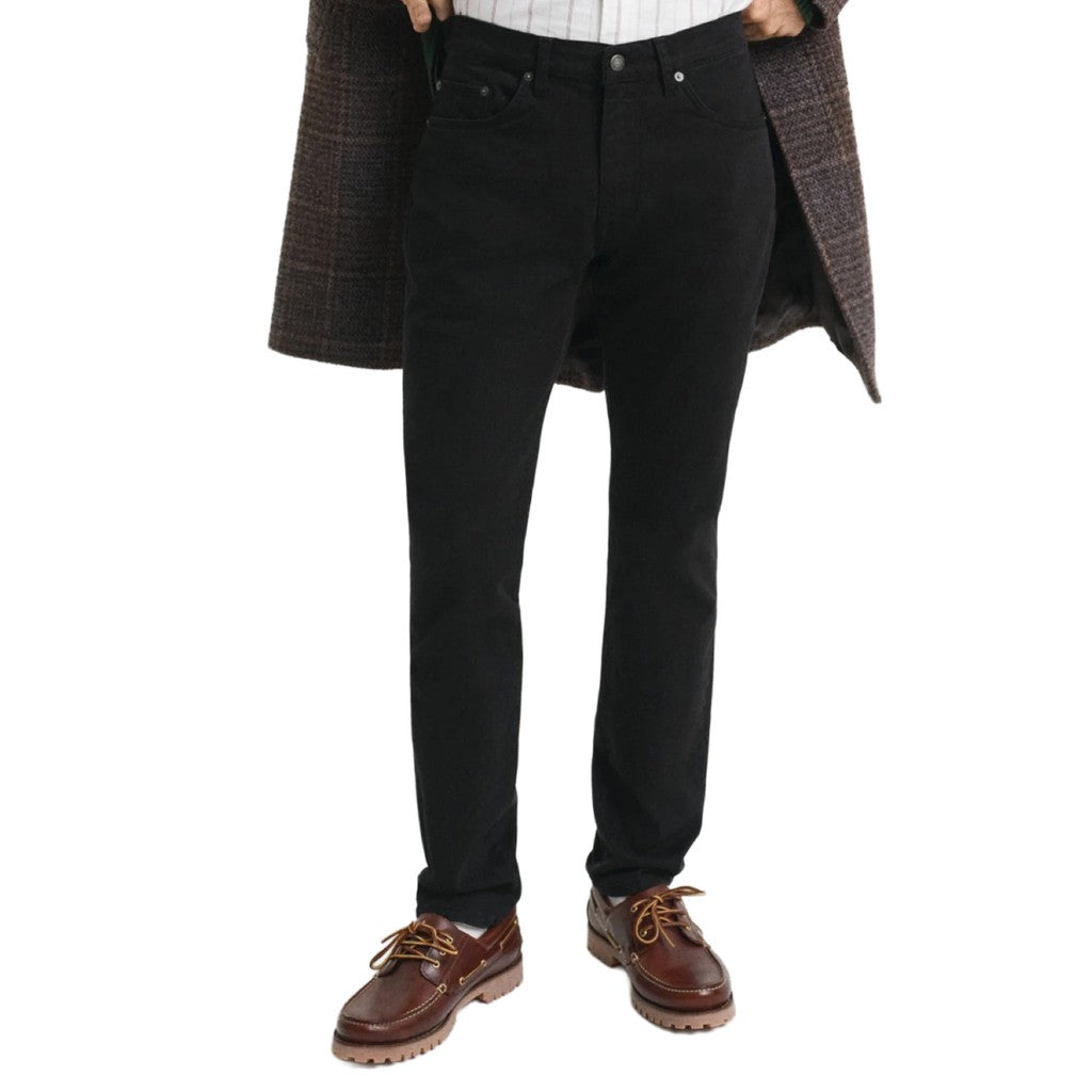 Gant Katoenen broek Heren – Zwart