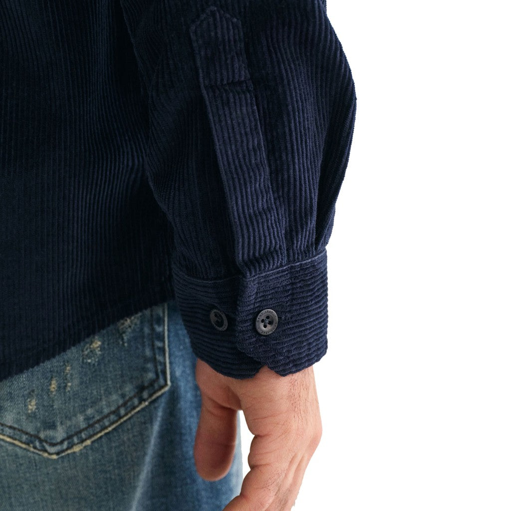 Gant Katoenen overhemd Heren – Marineblauw