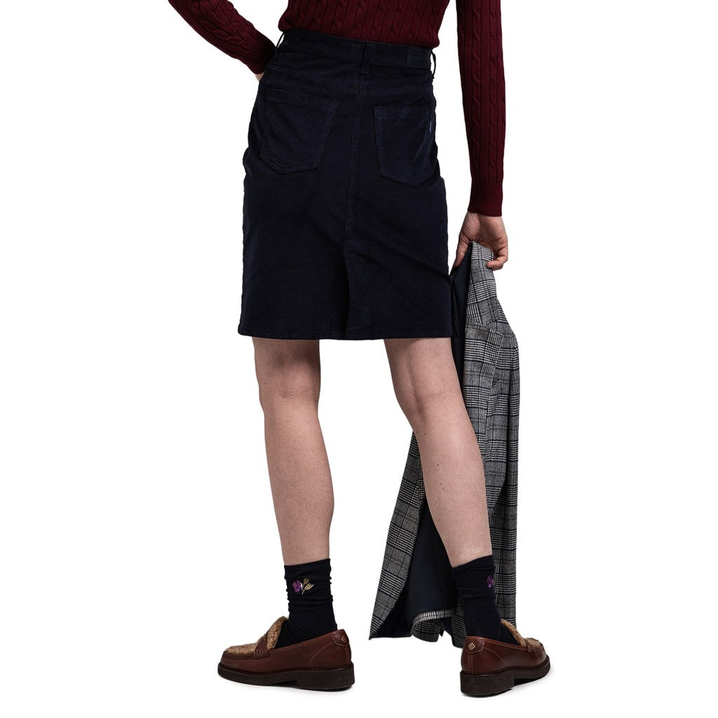 Gant Katoenen rok – Marineblauw