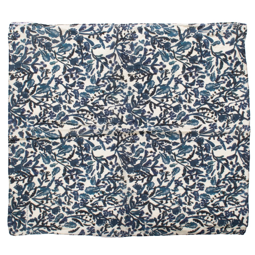 Gant Katoenen sjaal met botanische print – Ecru