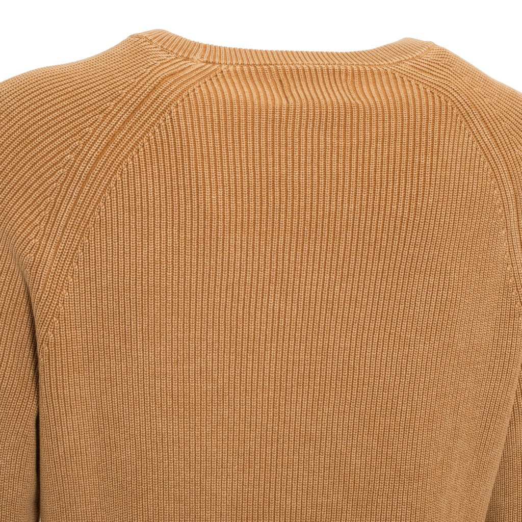 Gant Katoenen trui met ronde hals Heren – Geel
