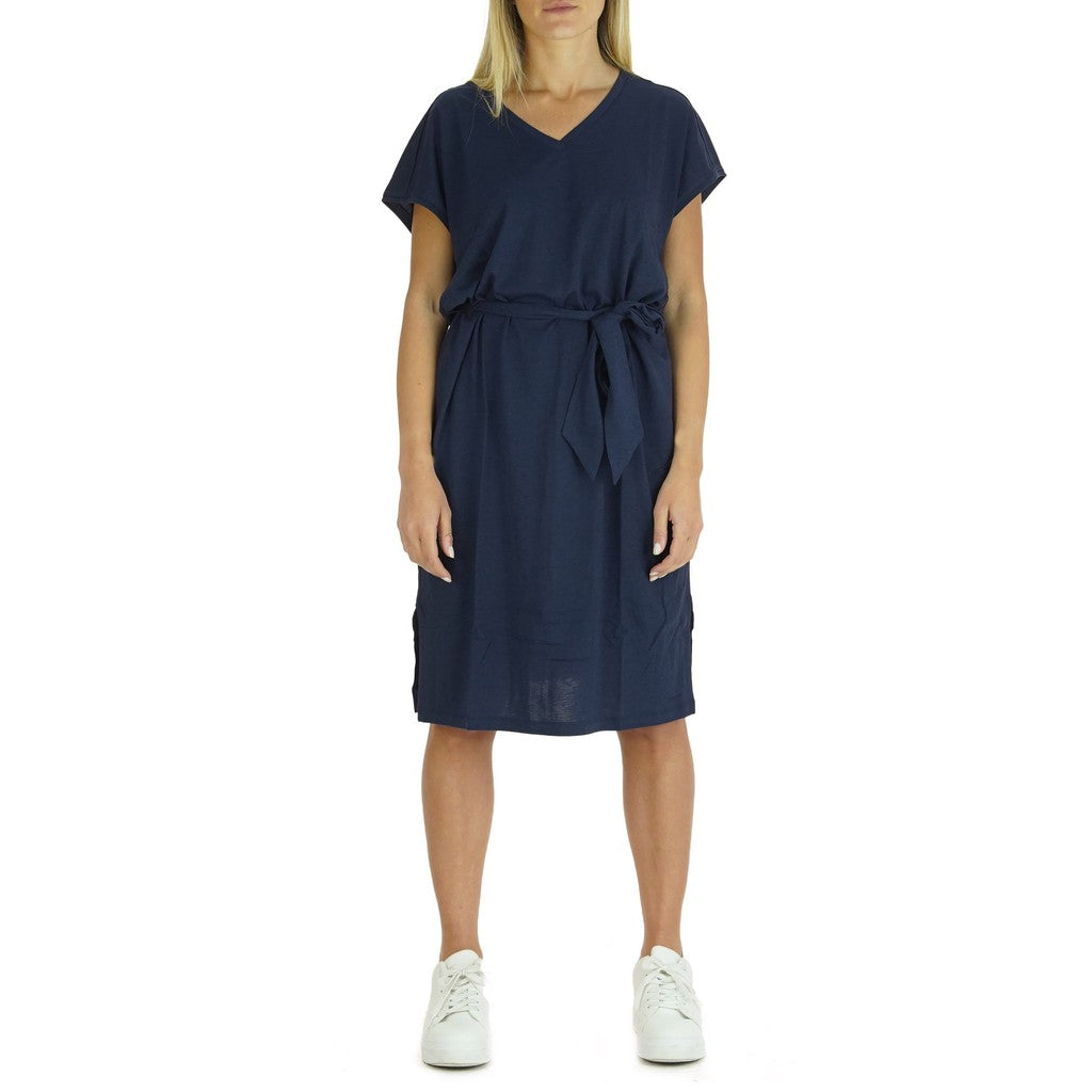 Gant Knielange jurk – Marineblauw