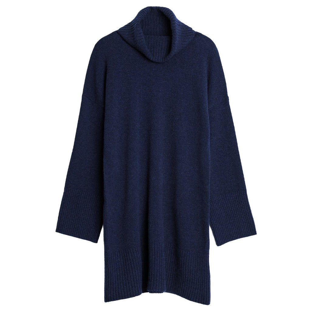 Gant Knielange jurk – Marineblauw