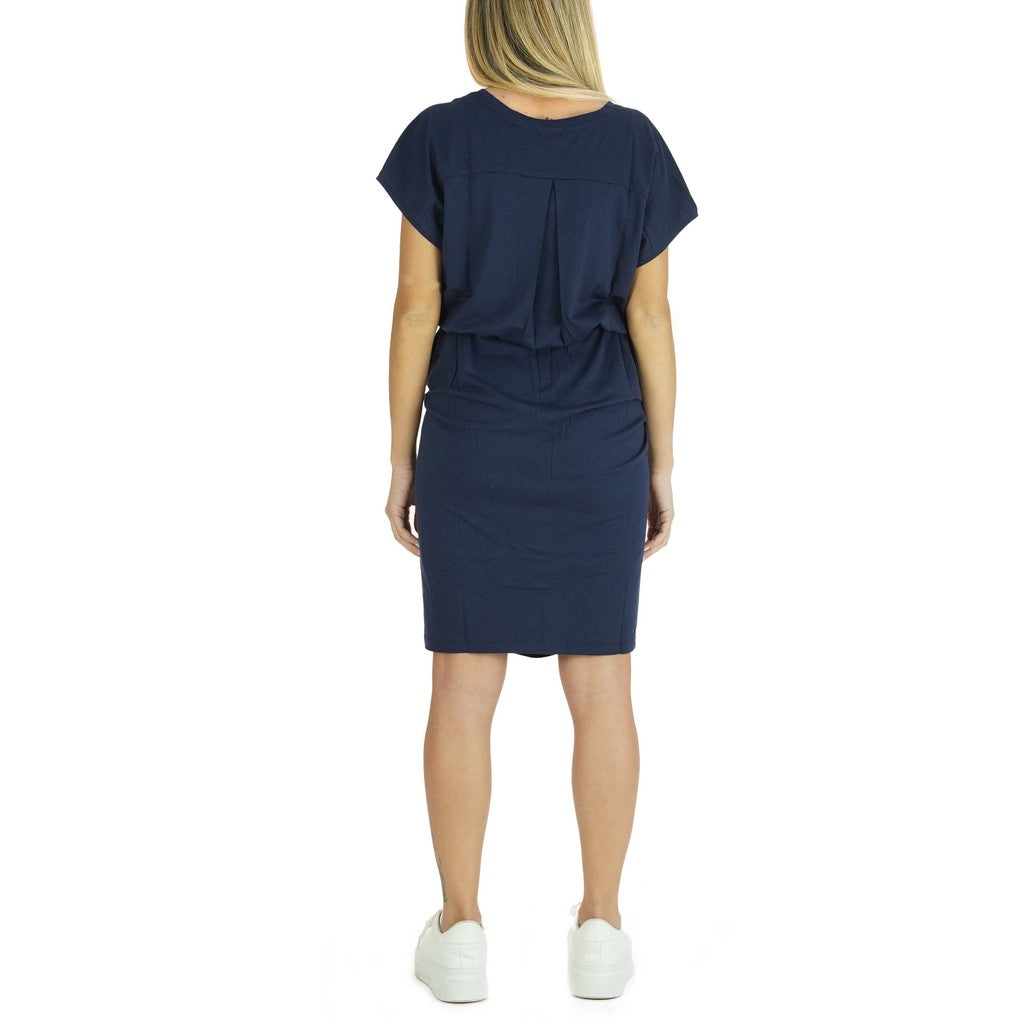 Gant Knielange jurk – Marineblauw