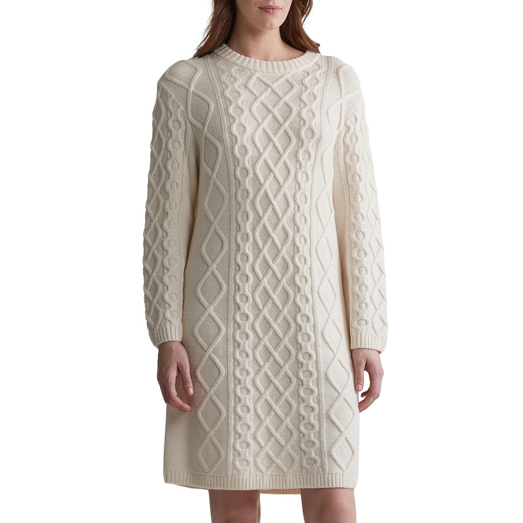 Gant Knielange jurk – Crème