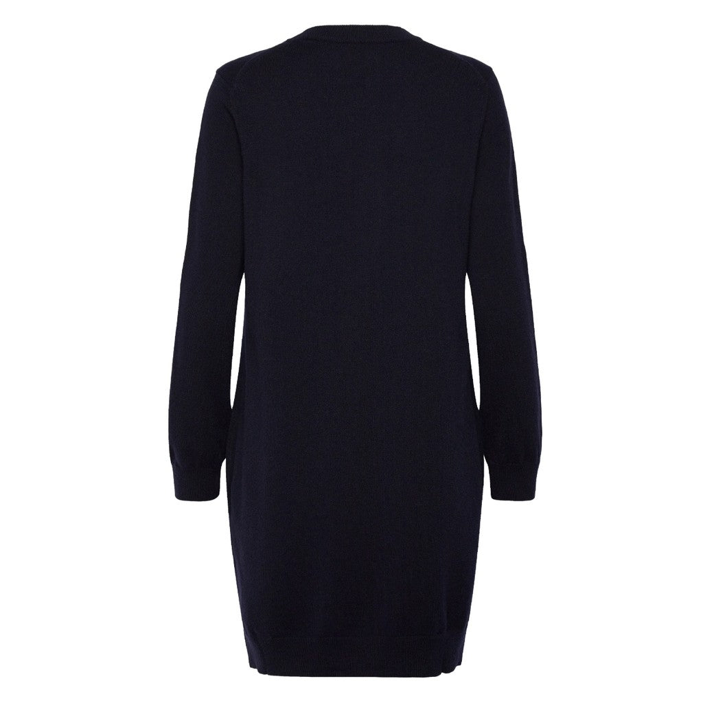 Gant Knielange jurk – Marineblauw