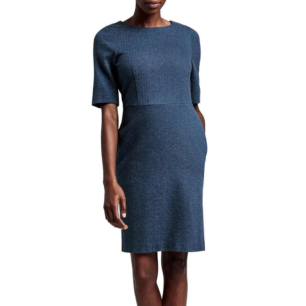 Gant Knielange jurk – Middenblauw