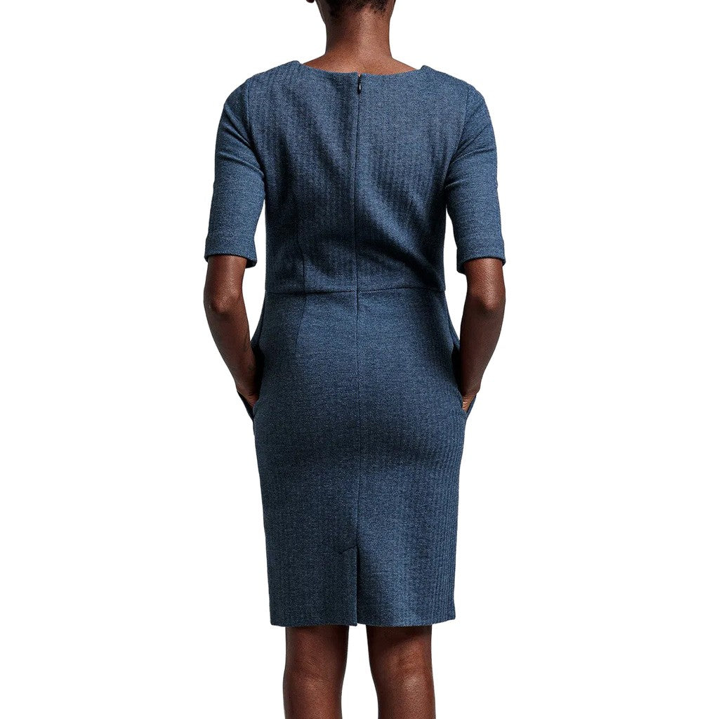 Gant Knielange jurk – Middenblauw