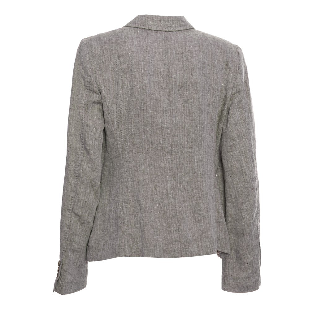 Gant Linnen blazer Dames – Grijs