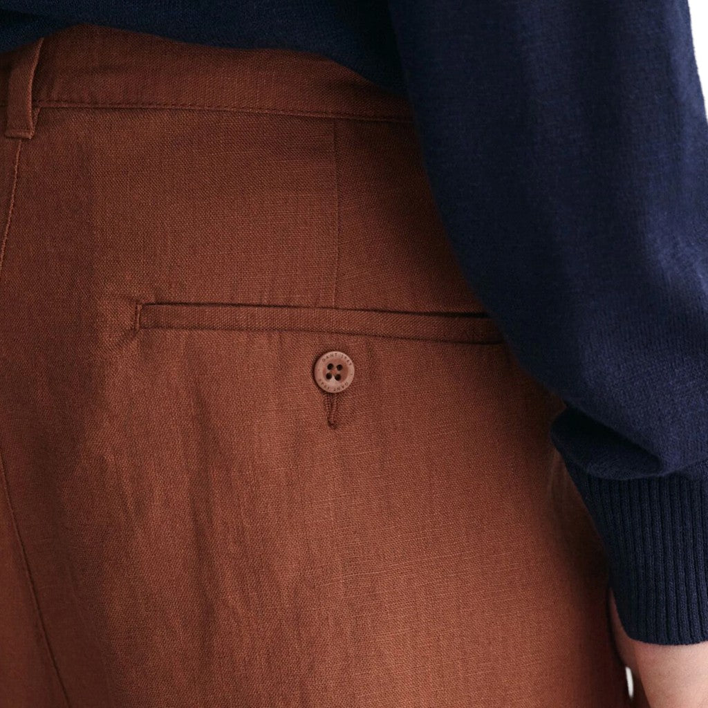 Gant Linnen broek – Bruin
