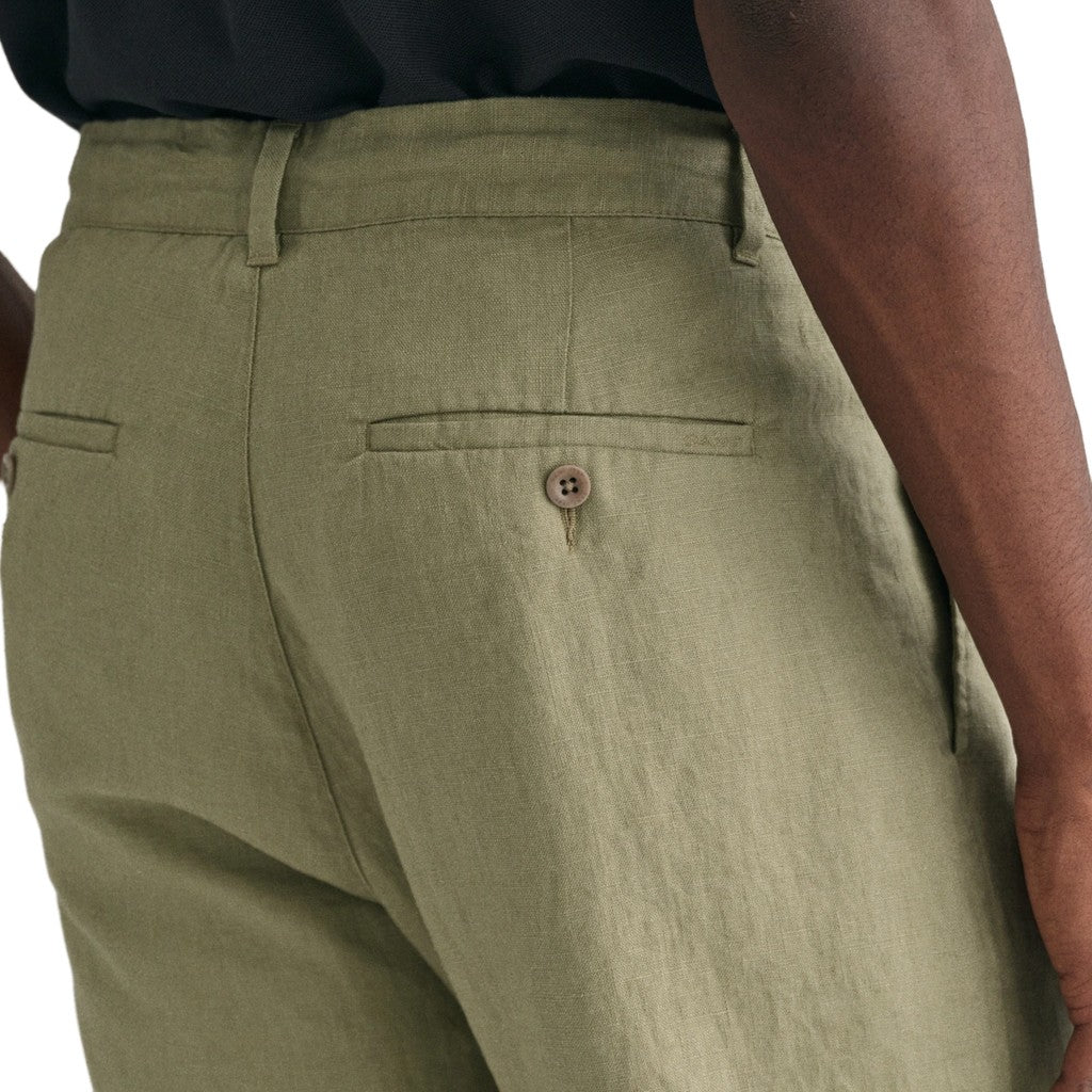 Gant Linnen broek – Khaki