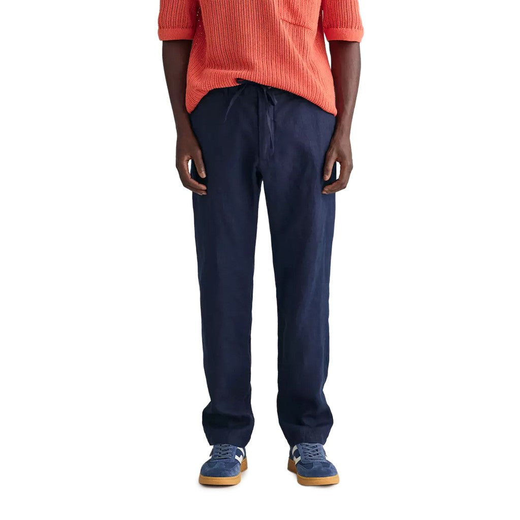 Gant Linnen broek – Marineblauw