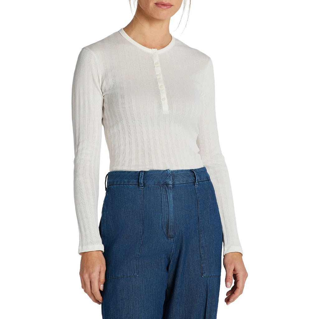 Gant Longsleeve – Gebroken wit