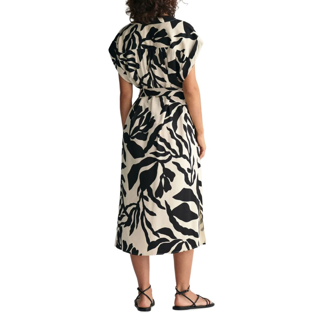 Gant Midi-jurk – Zwart / Crème