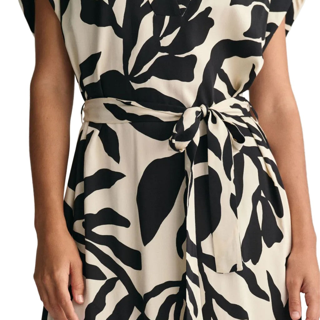 Gant Midi-jurk – Zwart / Crème
