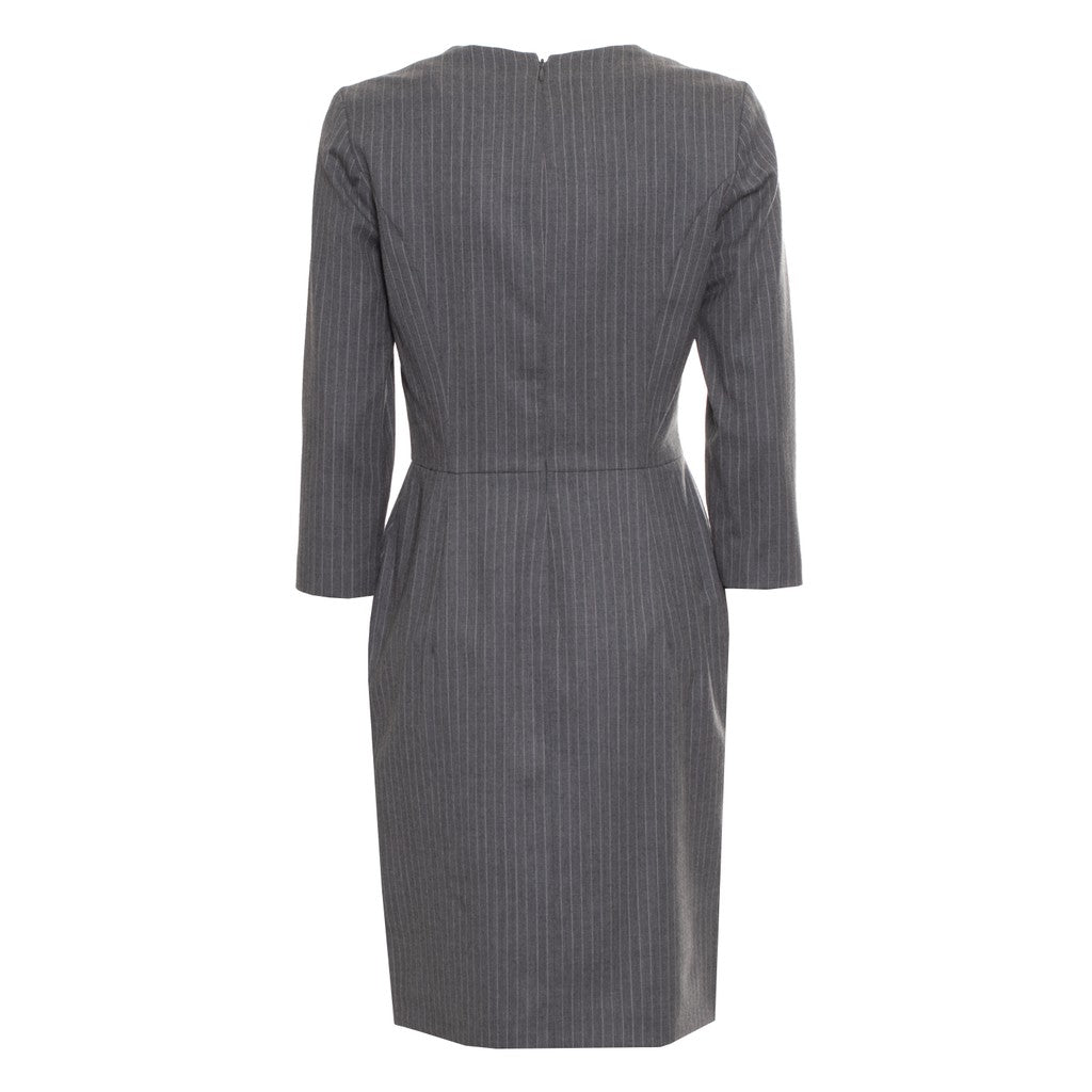 Gant Midi-jurk met strepen – Antraciet