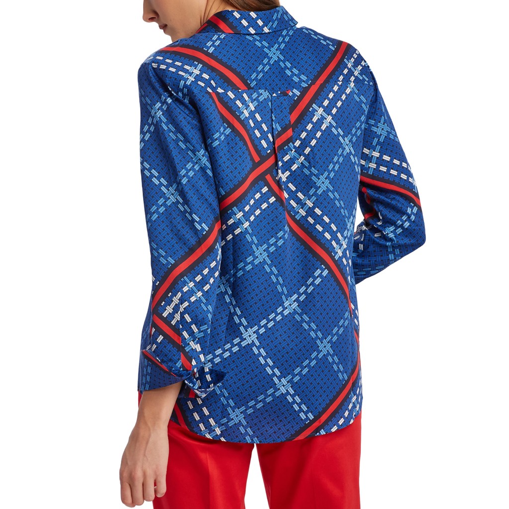 Gant Overhemd Dames – Blauw / Rood