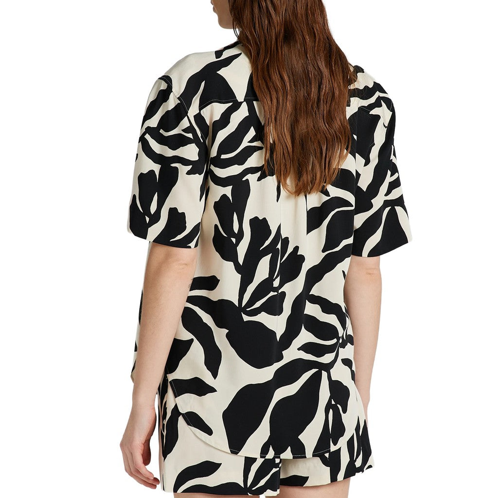 Gant Overhemd Dames – Zwart / Beige