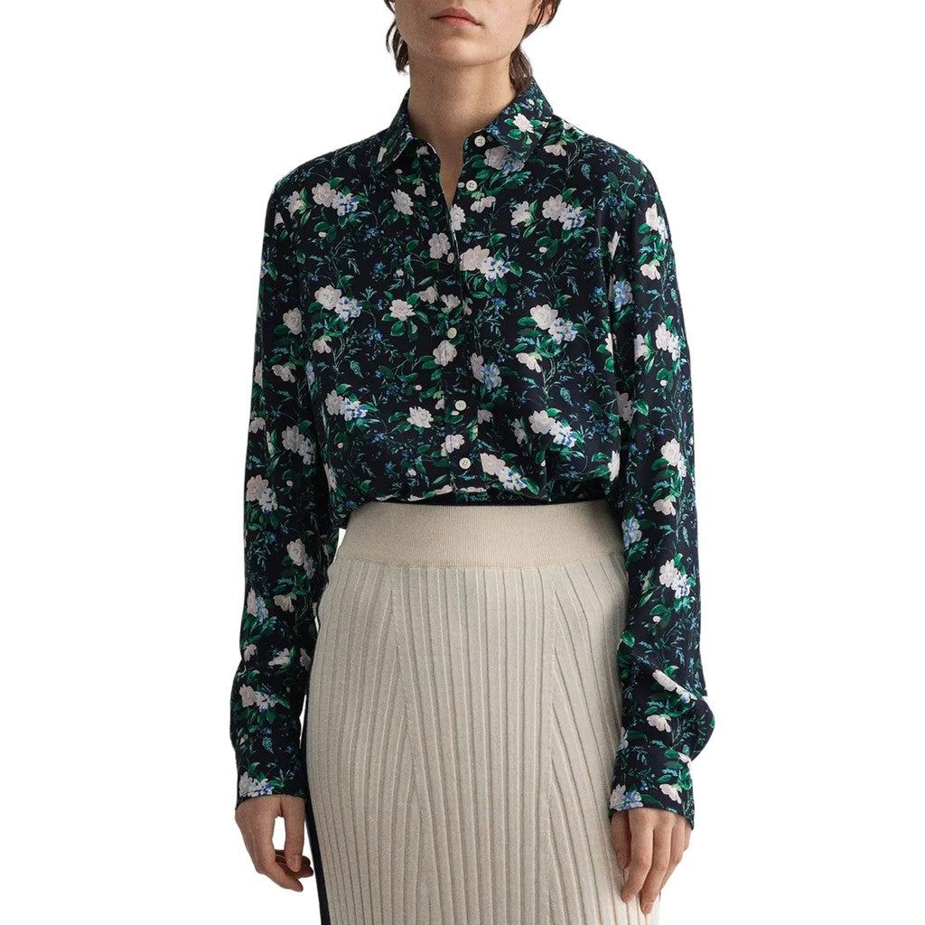 Gant Overhemd met bloemenprint – Meerkleurig