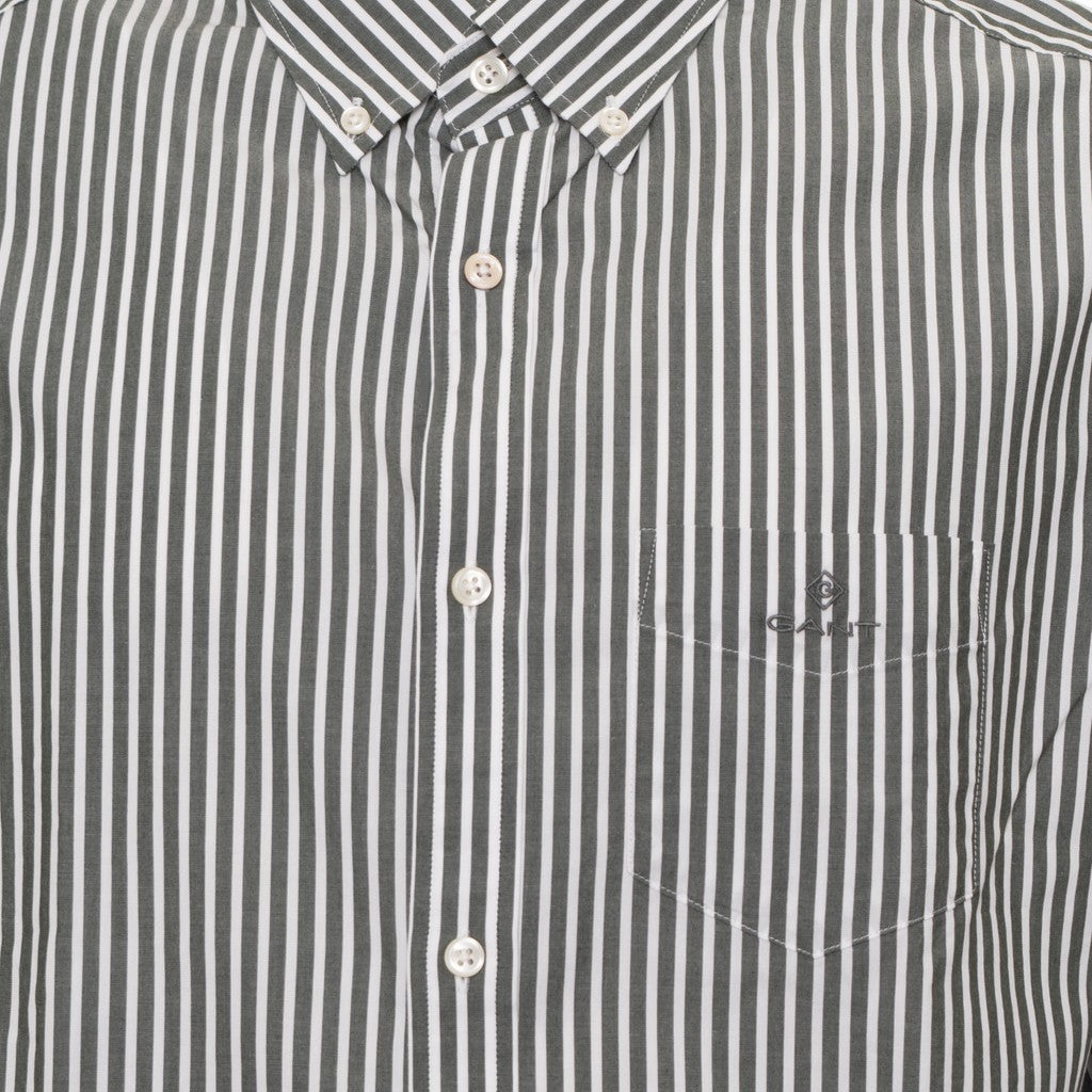 Gant Overhemd met logoborduring – Groen