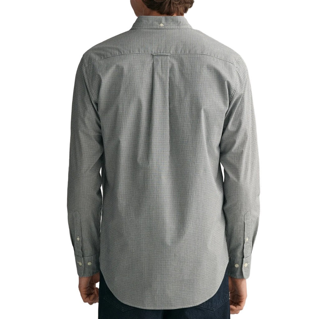 Gant Overhemd met logoborduring – Groen