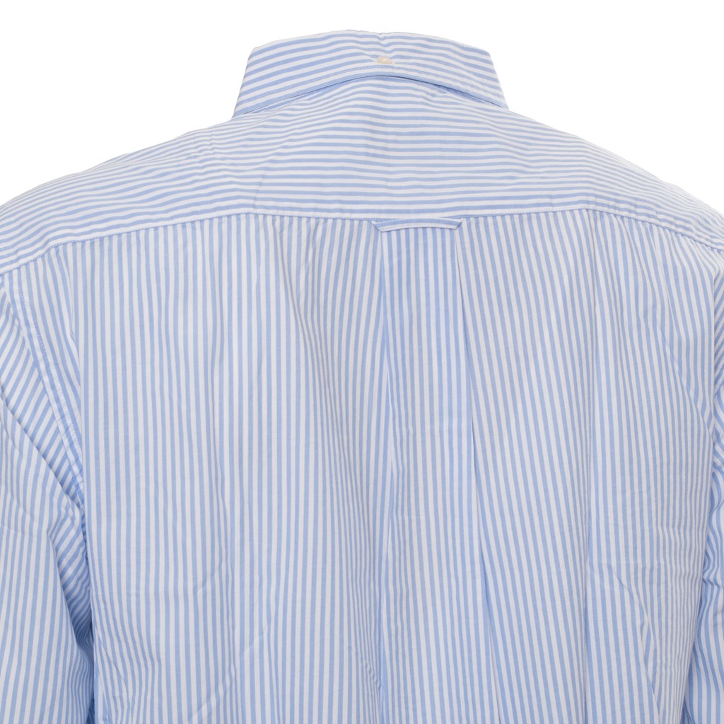 Gant Overhemd met logoborduring – Lichtblauw