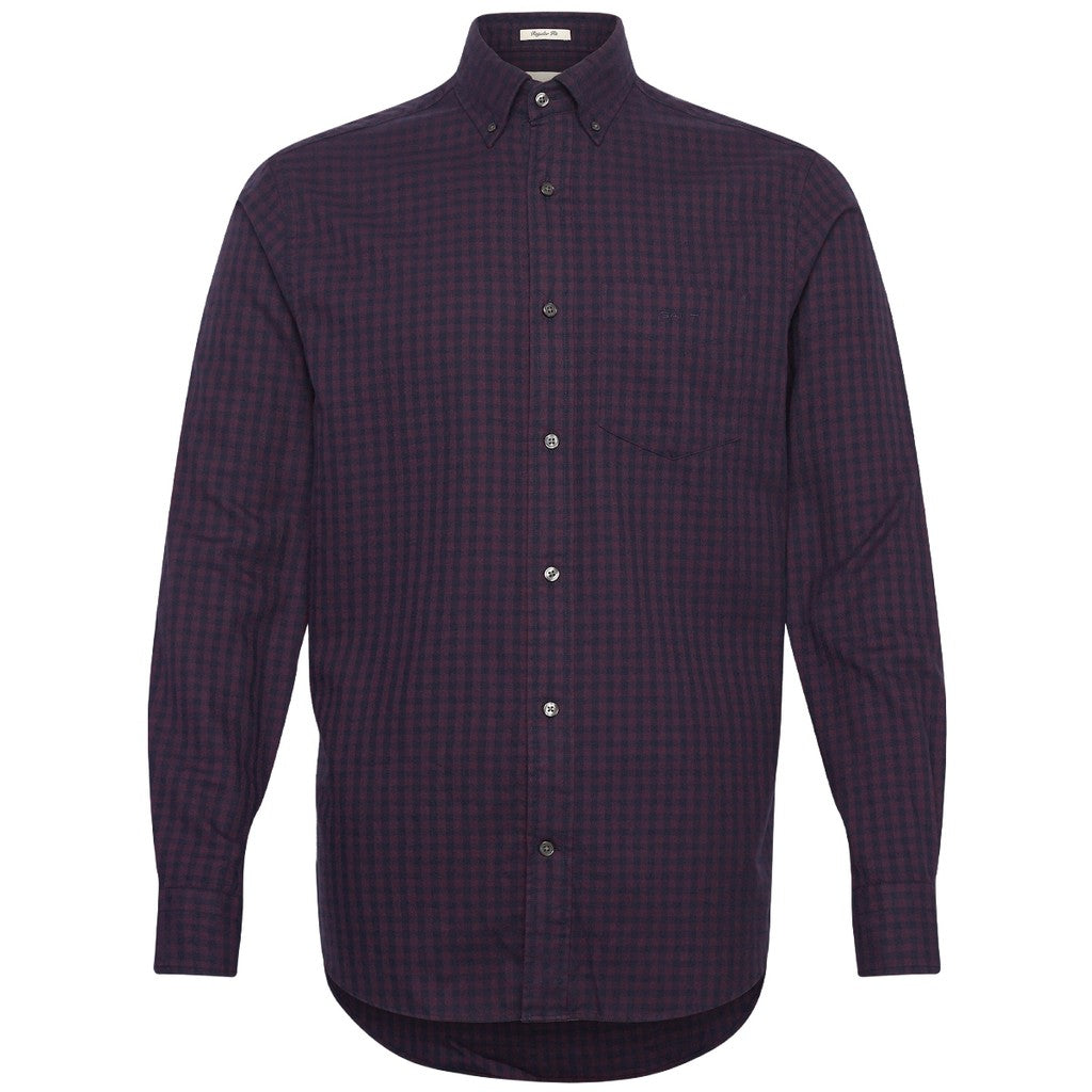 Gant Overhemd met logoborduring – Rood