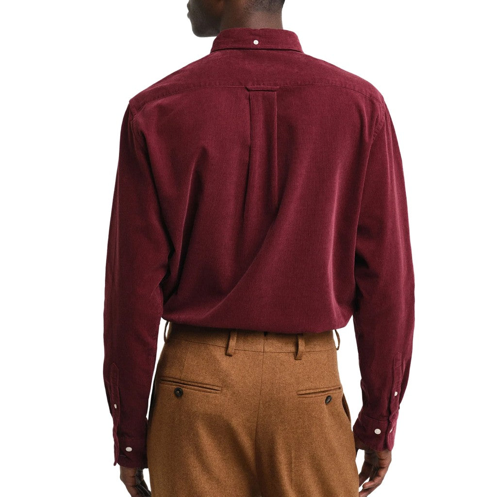 Gant Overhemd met logoborduring – Rood