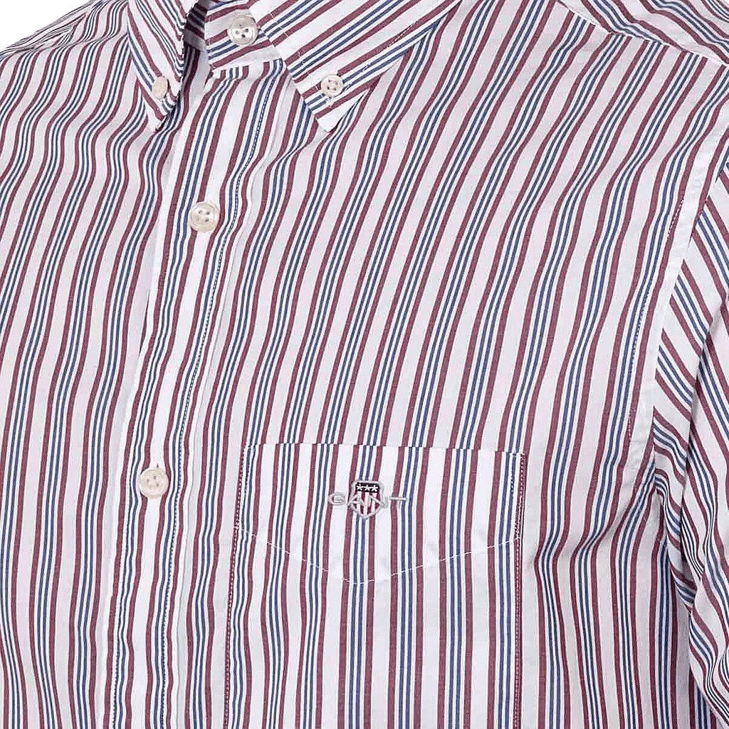Gant Overhemd met logoborduring – Rood