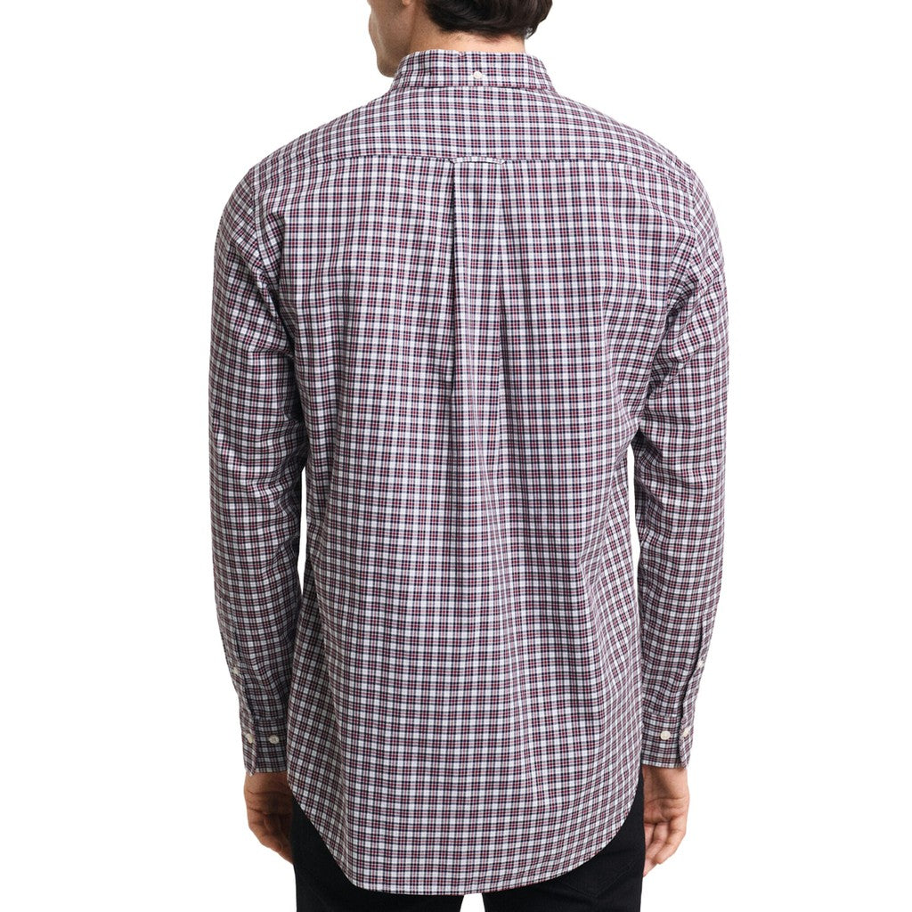 Gant Overhemd met logoborduring – Rood