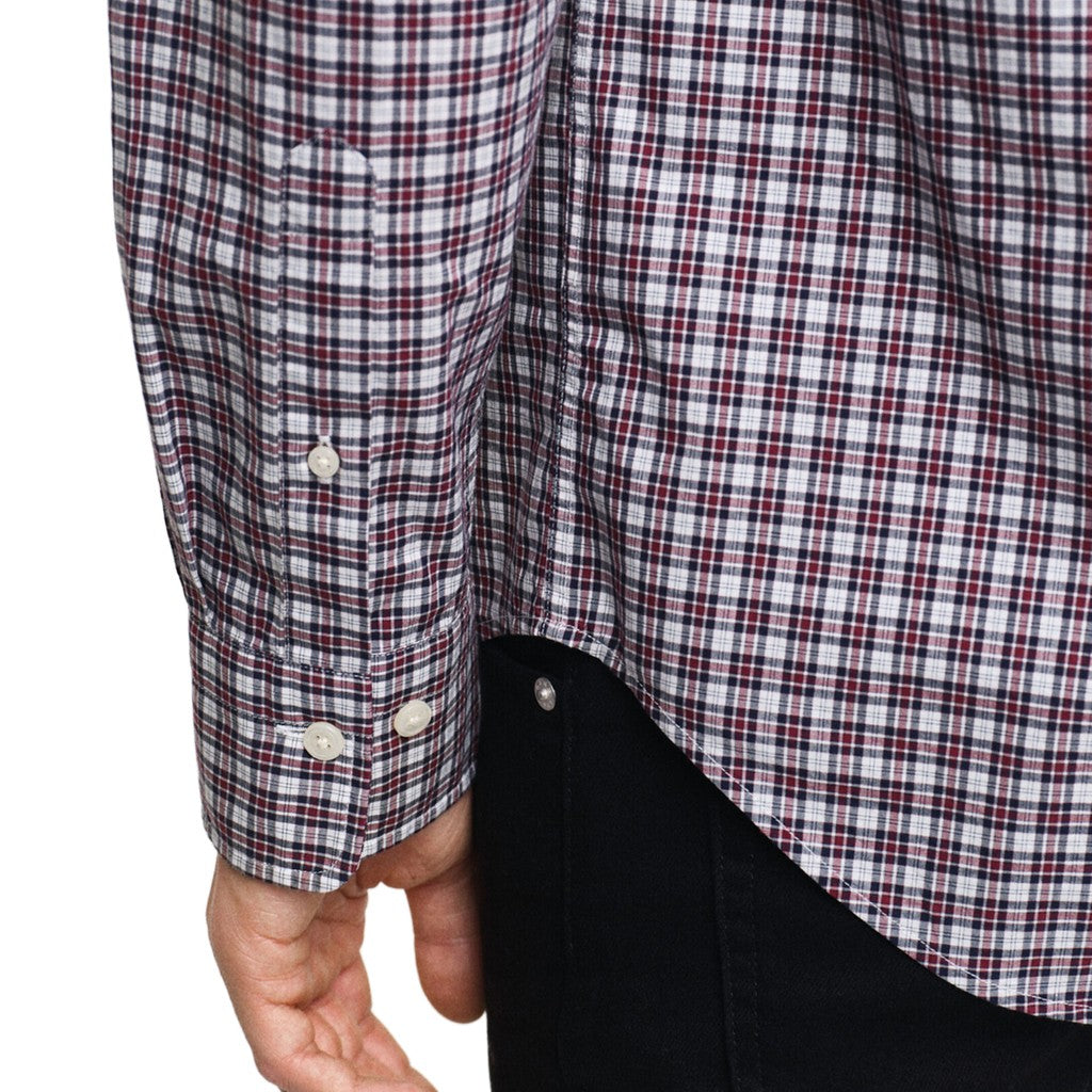 Gant Overhemd met logoborduring – Rood