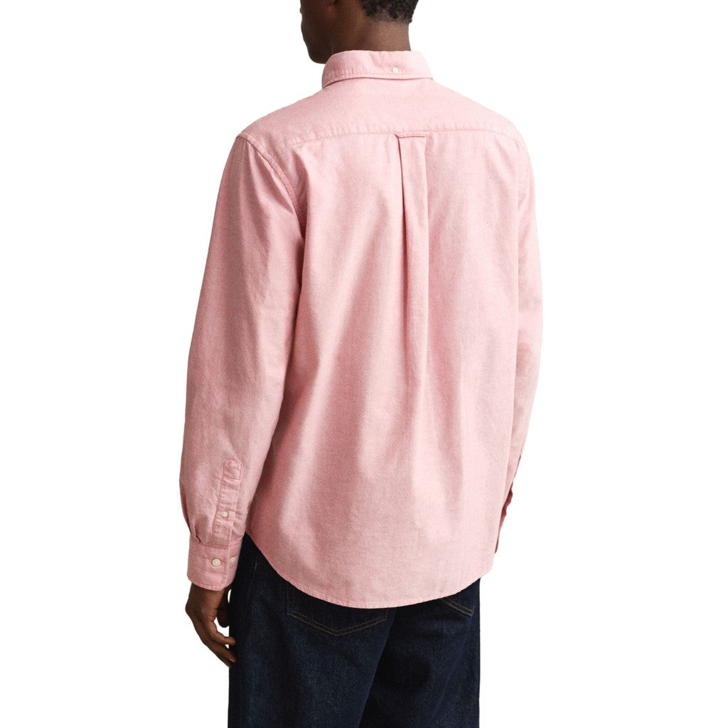 Gant Overhemd met logoborduring – Rood