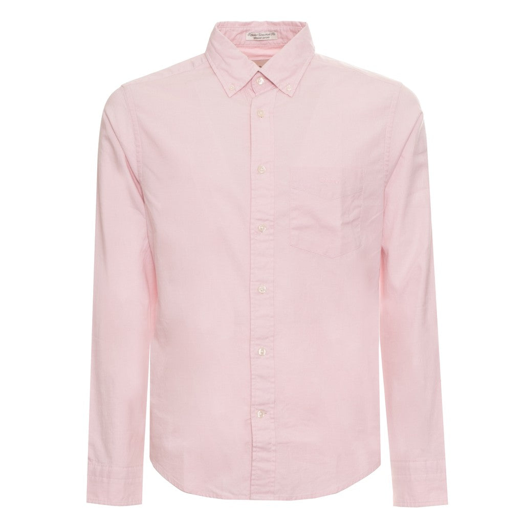 Gant Overhemd met logoborduring – Roze