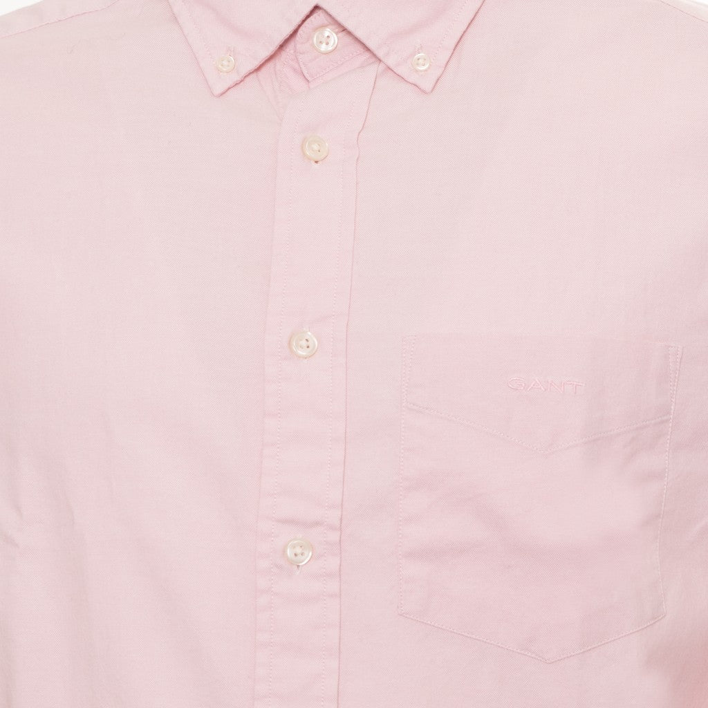 Gant Overhemd met logoborduring – Roze
